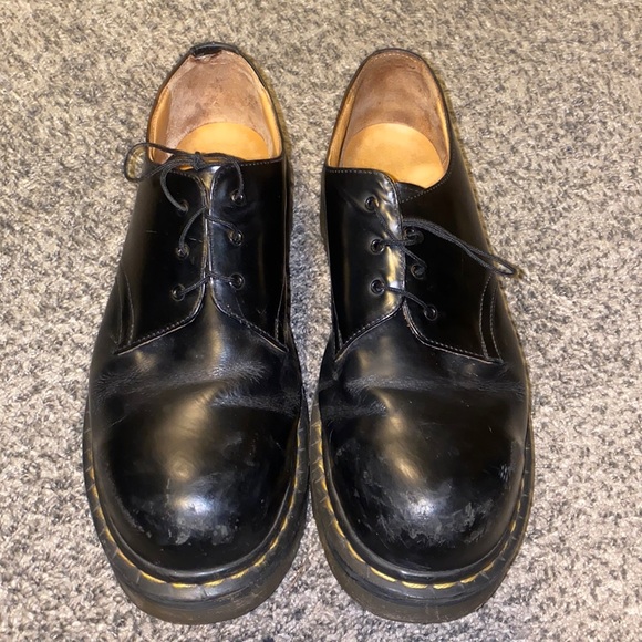 VINTAGE Dr. Marten’s Oxford Steel Toes (Made in England) - Mens UK 11 - Picture 1 of 6